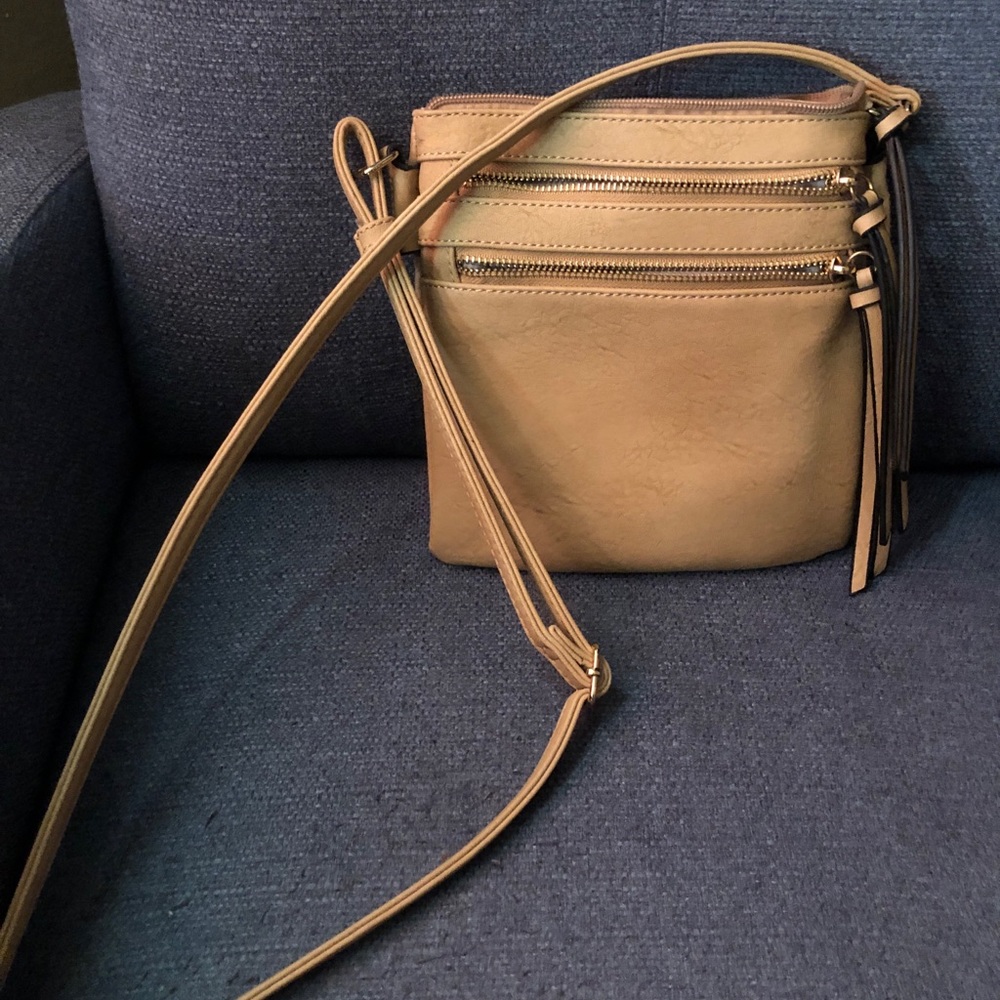 Tan Messenger Bag